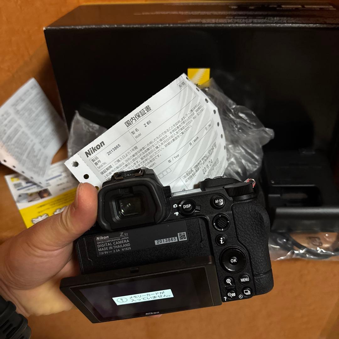 (美品)Nikon Z 6iiミラーレス一眼カメラ 24-70mmレンズ付き