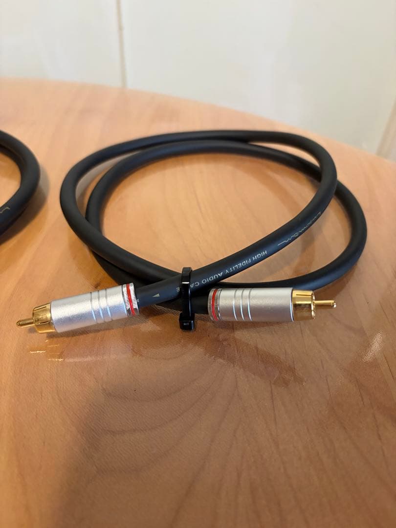 LUXMAN JPR-100 RCAオーディオケーブル 1m 金メッキコネクタ