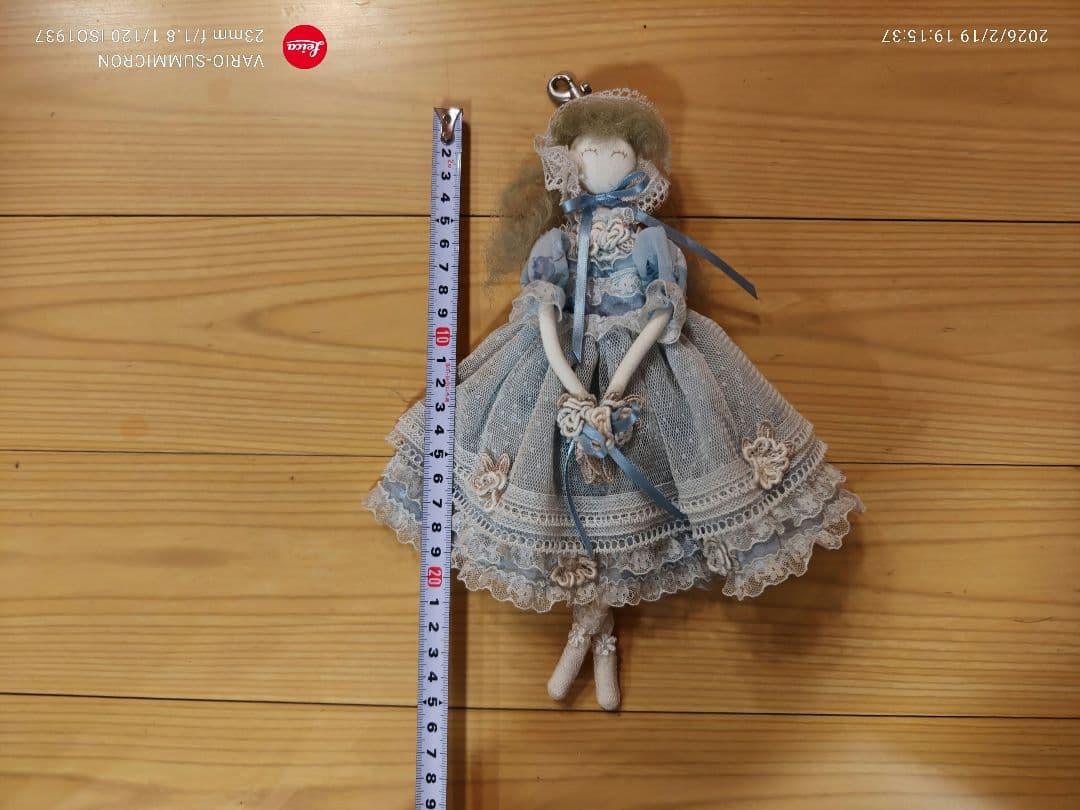 サエラ　さえら　ヴィンテージ　アンティーク風青色人形