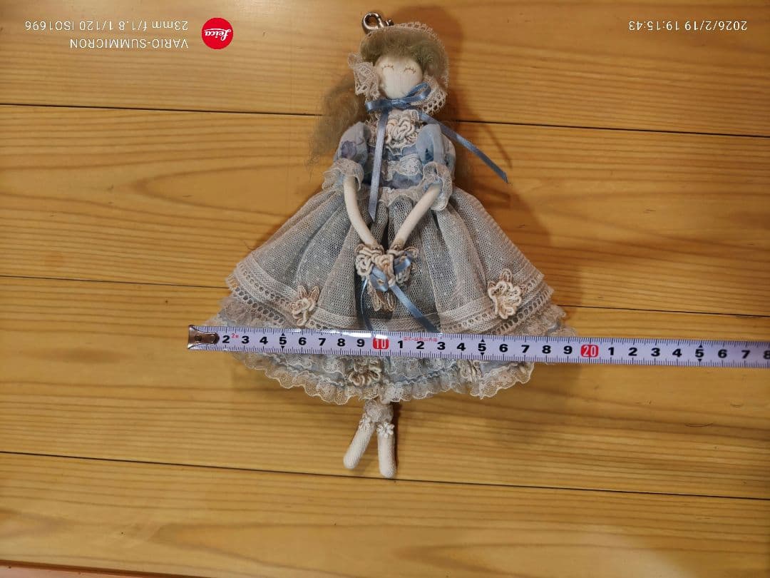 サエラ　さえら　ヴィンテージ　アンティーク風青色人形
