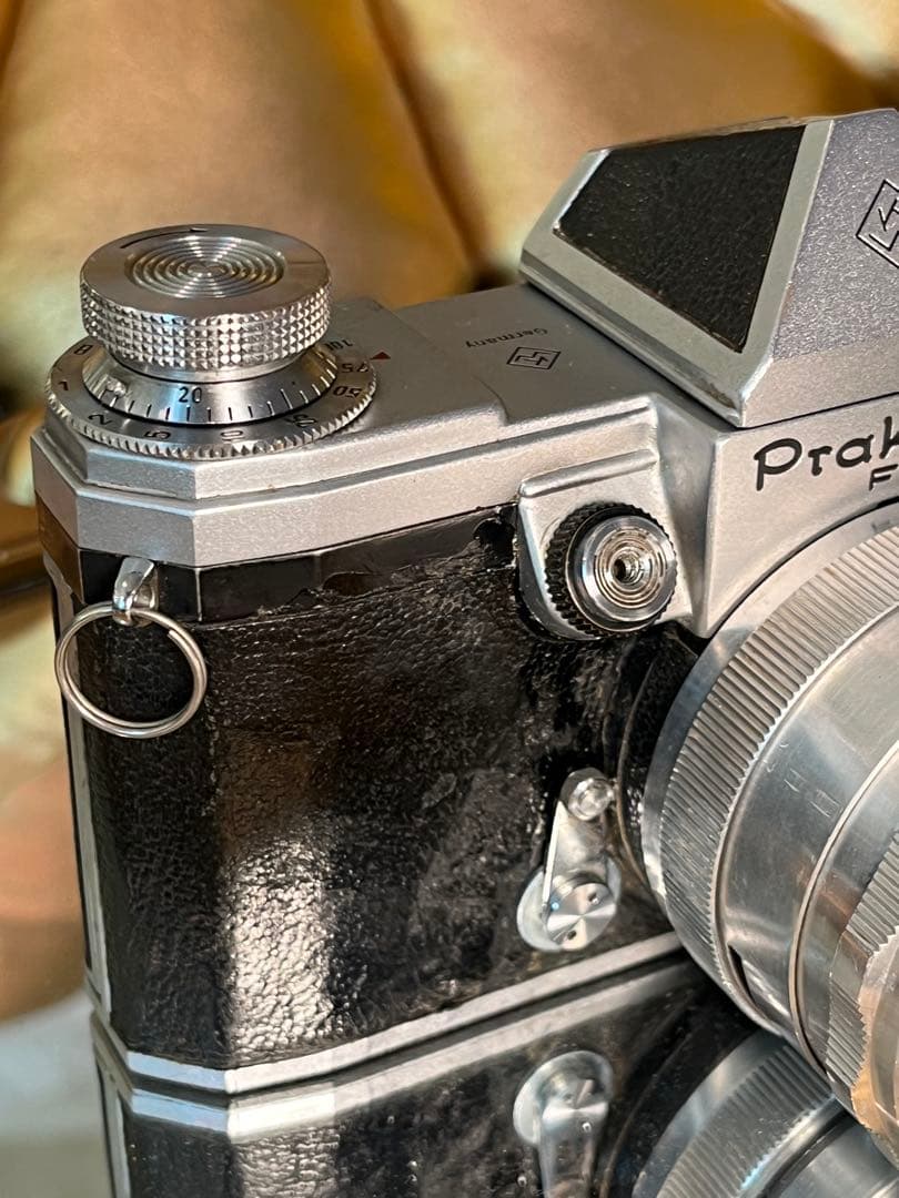 Praktina FX Tessar 50mm f2.8 ウエストレベル付き