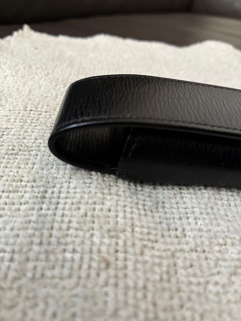 ◾️極美品◾️MONT BLANC モンブラン◾️ 黒革製◾️1 本／2本差し◾️
