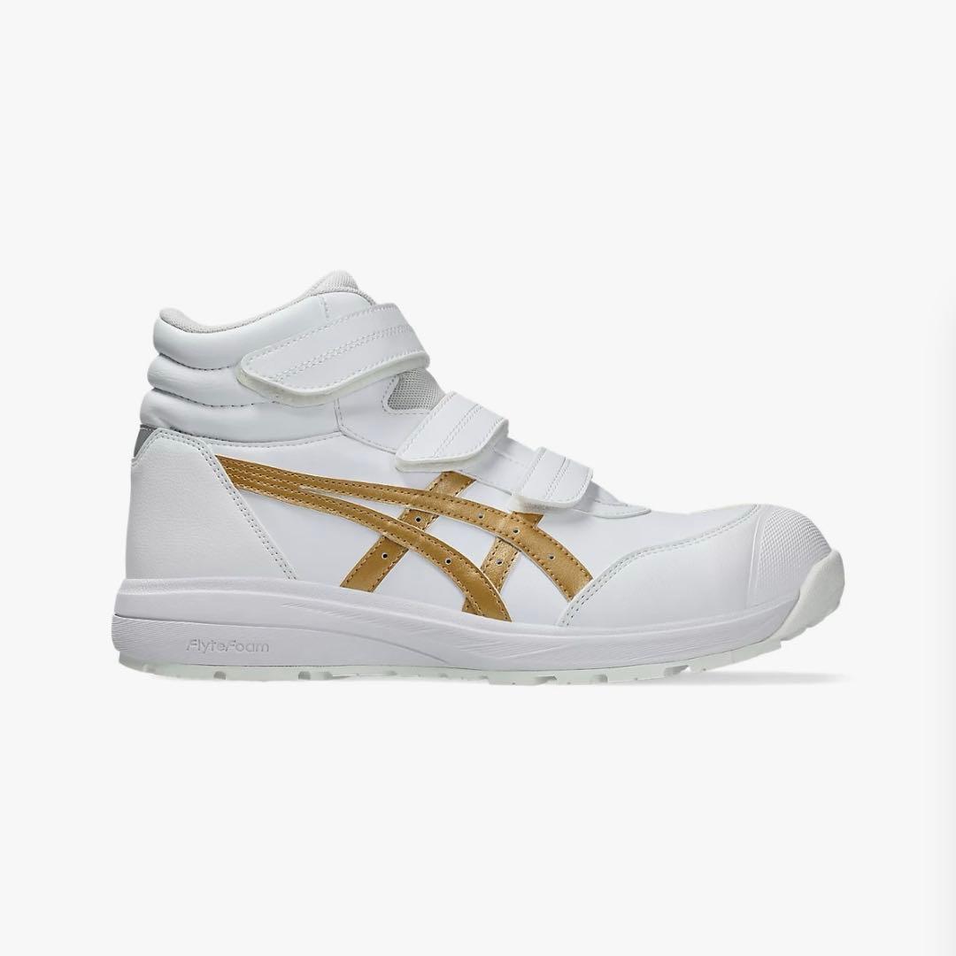 ASICS CP312 マジックタイプ 26.5cm ホワイト&ピュアゴールド