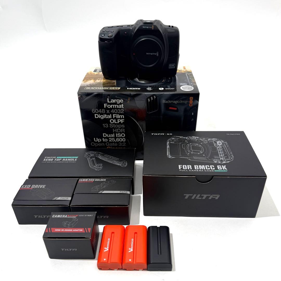 BMCC 6K Full Frame (Lマウント) Tiltaケージ付
