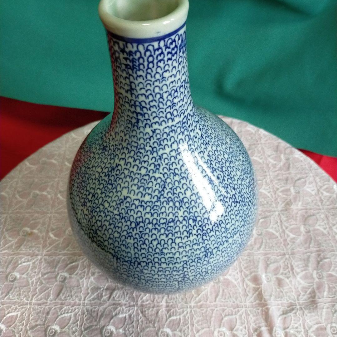有田焼・古伊万里焼・微塵唐草模様・大徳利