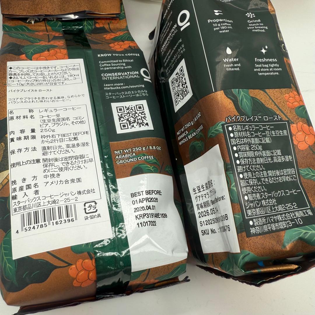 Starbucks スターバックス　福袋　2026 パイクプレイスロースト