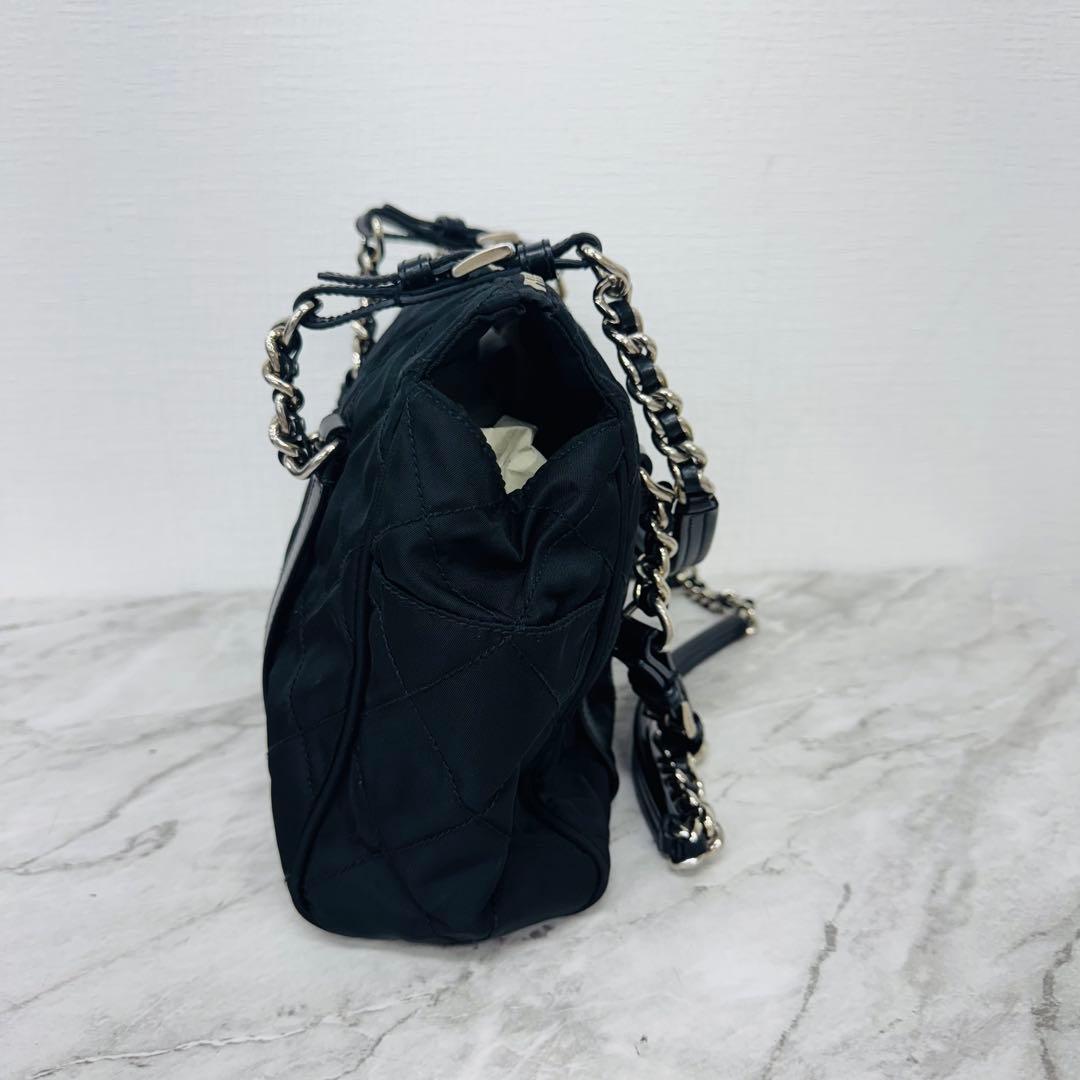 ✨PRADA✨プラダ✨キルティング✨ナイロン✨ブラック✨トートバッグ✨