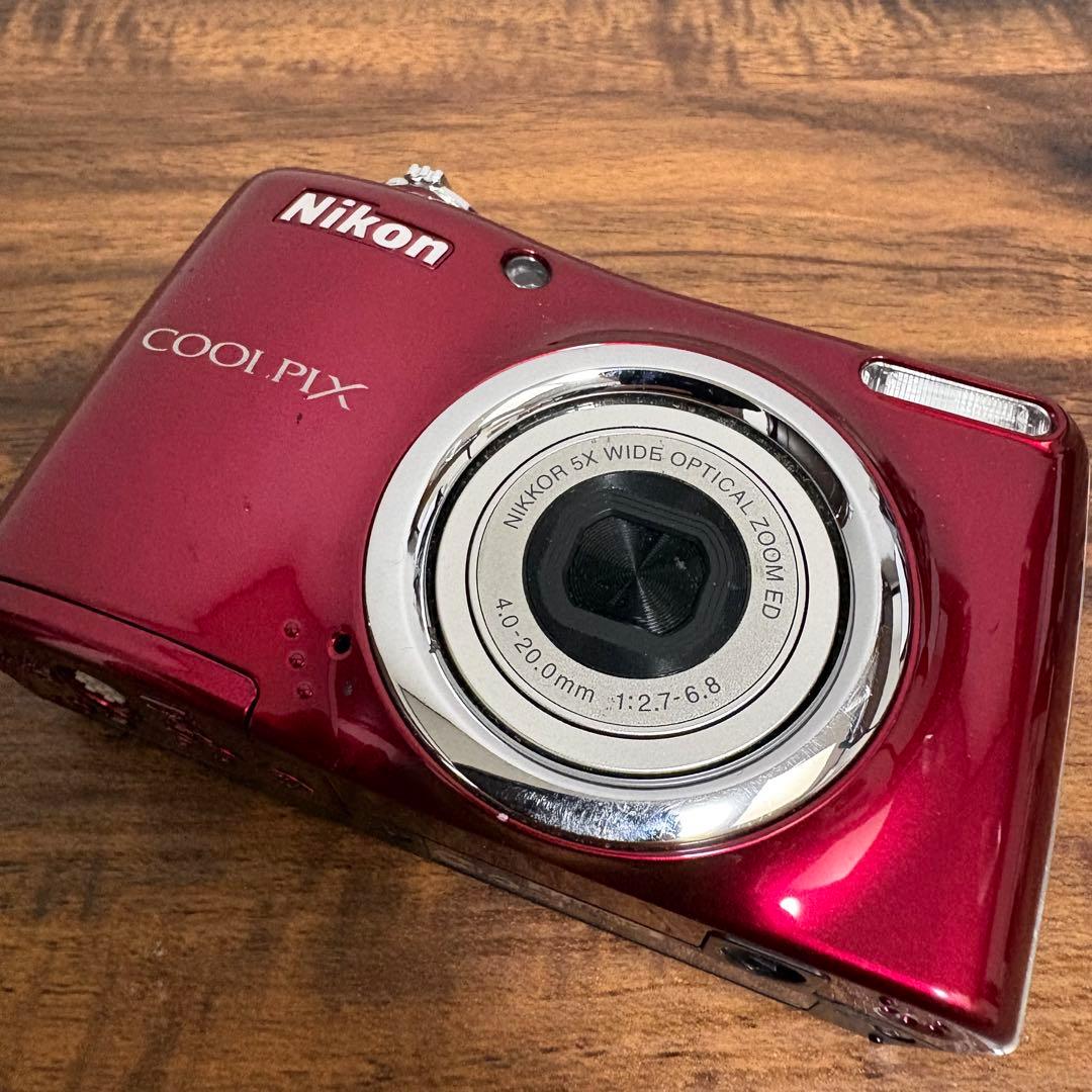 Nikon COOLPIX L23 コンデジ CCDセンサー 動作品 単三電池