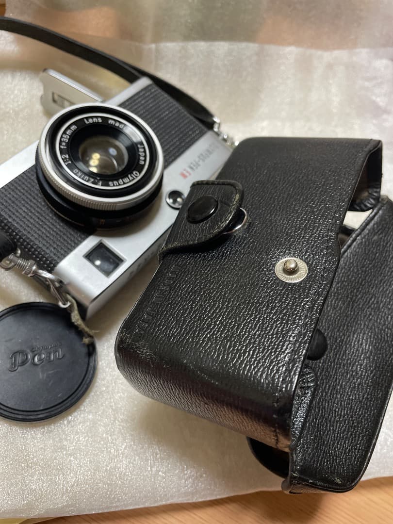 OLYMPUS PEN EM フィルムカメラ オリンパス オールドカメラケース付