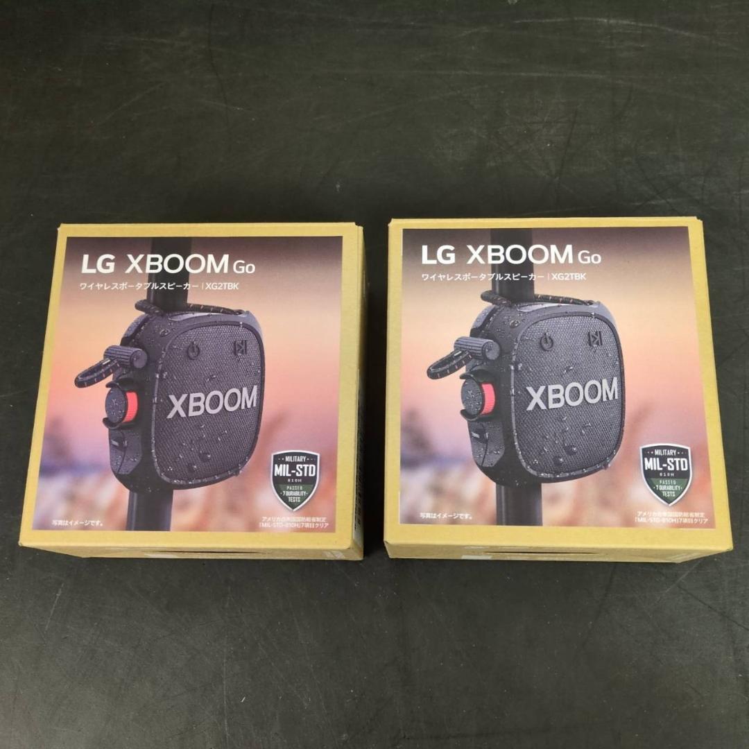 ☆美品　LG　ポータブルスピカ―　 XBOOMGO　XG2TBK　2個セット