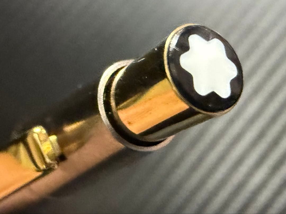 未使用に近い モンブラン No.1928 ノブレス ステンレス ボールペン
