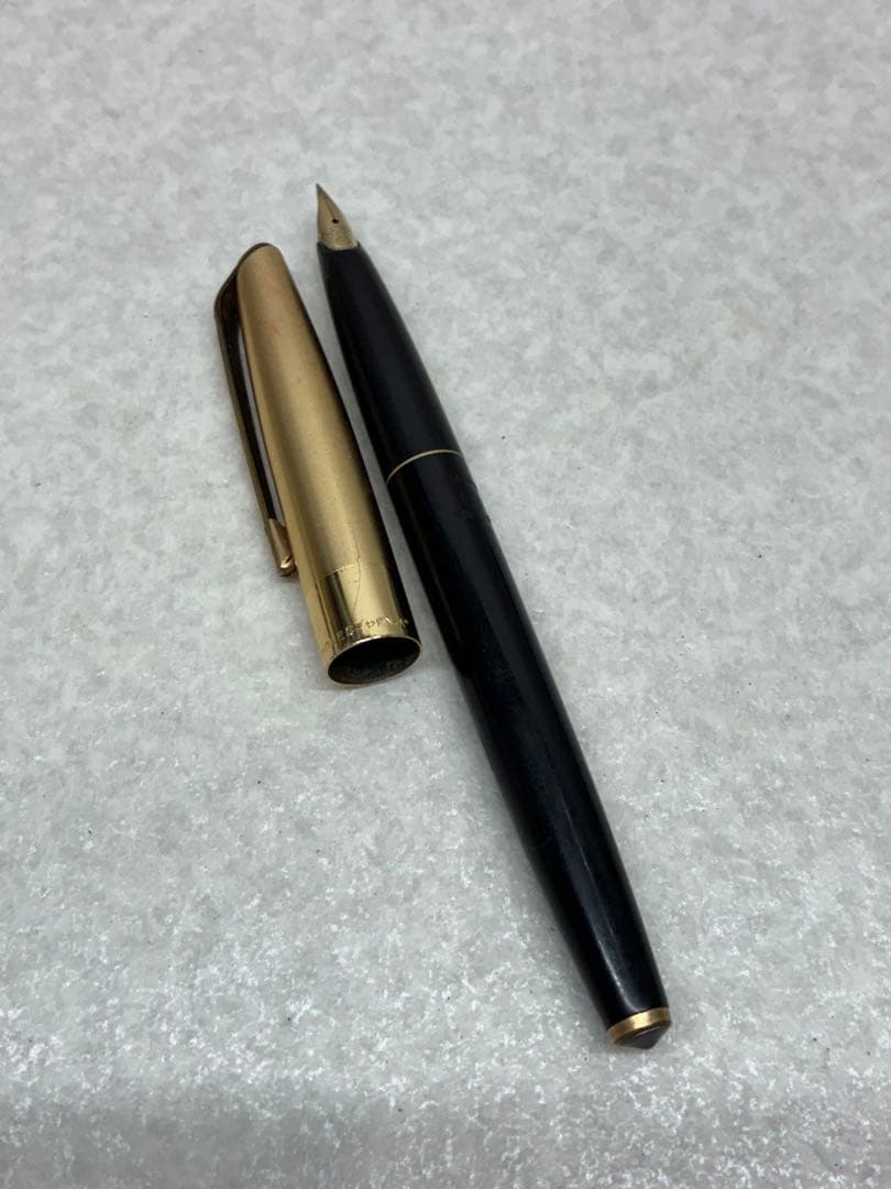廃番 ヴィンテージ レトロ 14K 14金 PLATINUM R14K 万年筆