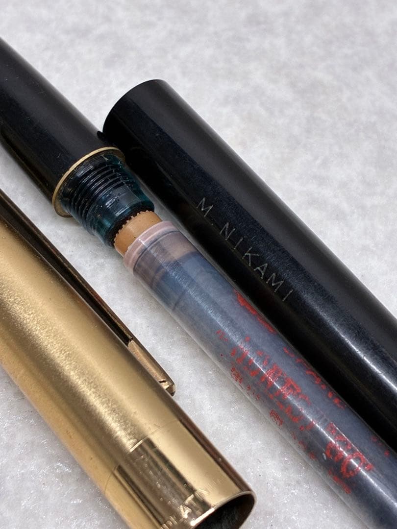 廃番 ヴィンテージ レトロ 14K 14金 PLATINUM R14K 万年筆