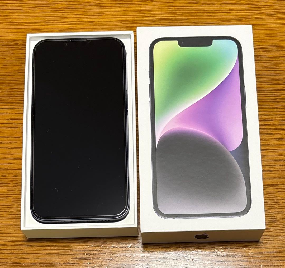 Apple iPhone 14 ブラック 本体　バッテリー84%