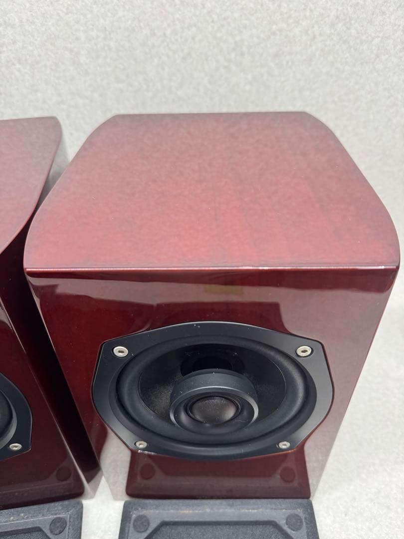 TEAC■S-300NEO　コアキシャル2ウェイスピーカー　レッド系チェリー