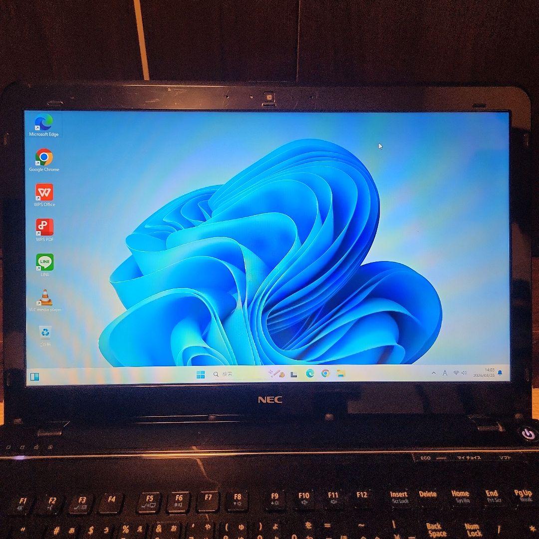 ⭐格安❗　ノートパソコン　薄型　大画面　NEC