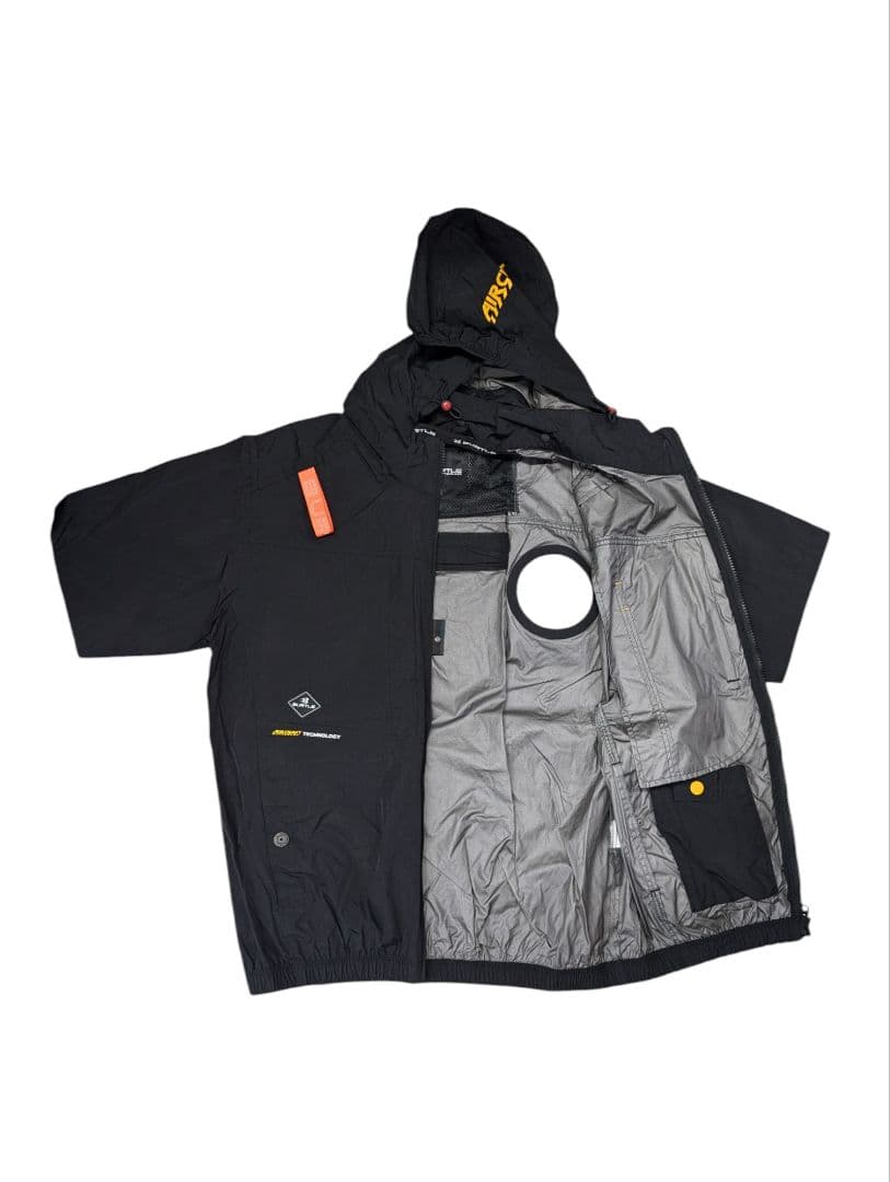 BURTLE　ハイバック半袖空調服　ブラック　М