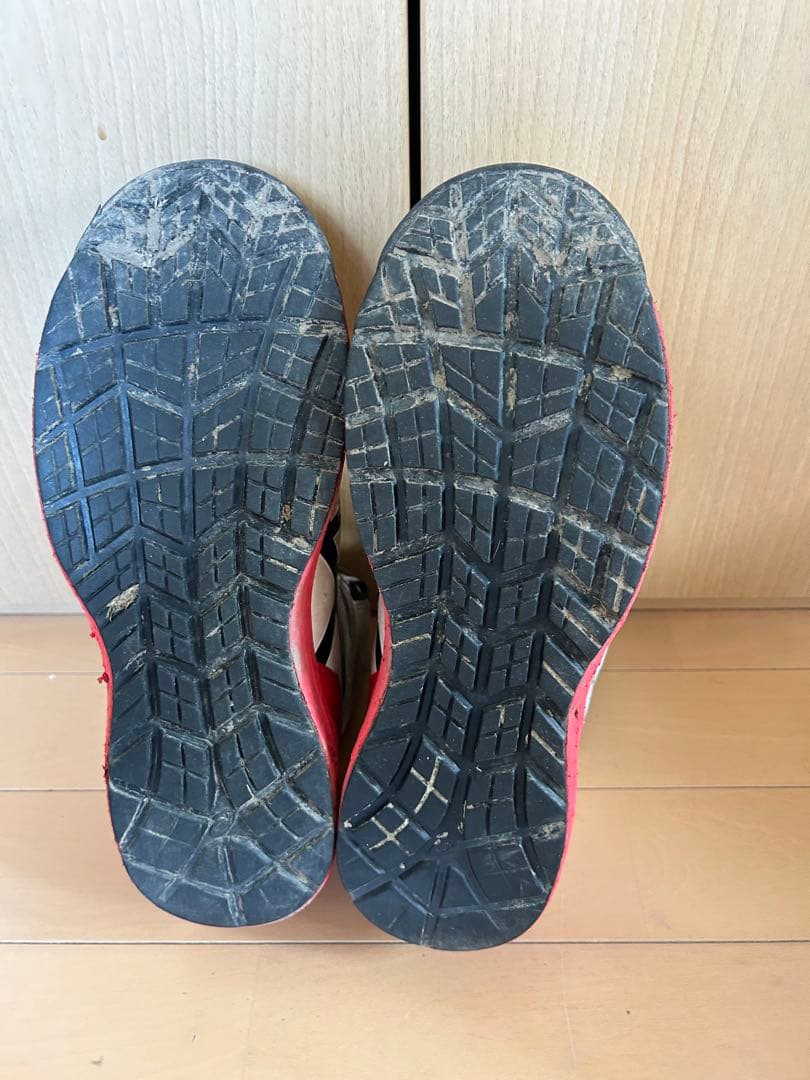ASICS BOA 安全靴　JSAA A種　ホワイト／レッド　27.0cm