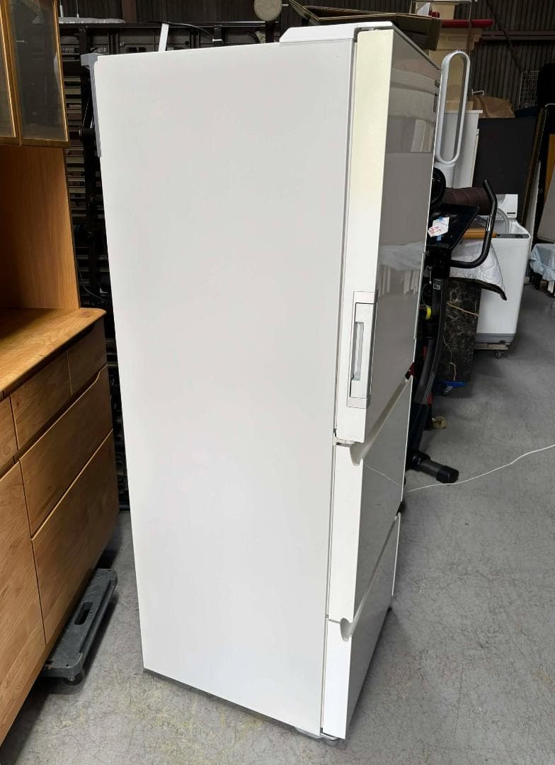 SHARP 冷蔵庫 3ドア 356L SJ-GE35F-W Used/キレイ