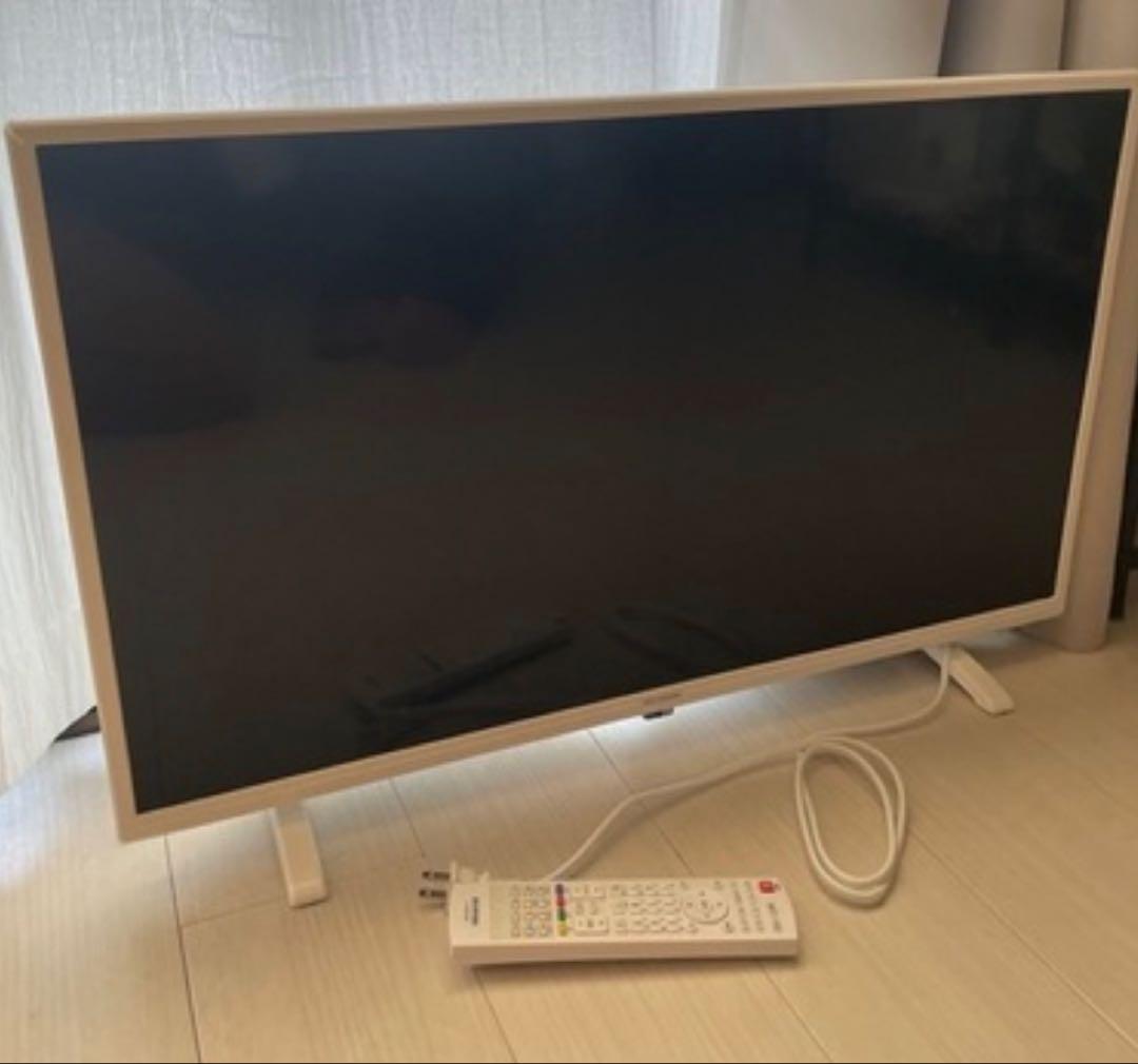 アイリスオーヤマ　液晶テレビ　LT-32C320W　21年製　白　ホワイト