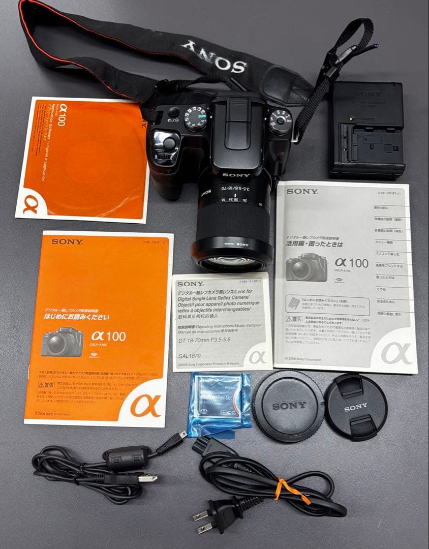 SONY α100 デジタル一眼レフカメラ DT 18-70mm