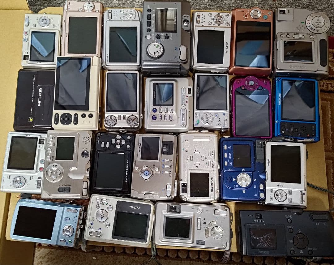 デジタルカメラセット 25 台セートジャンク