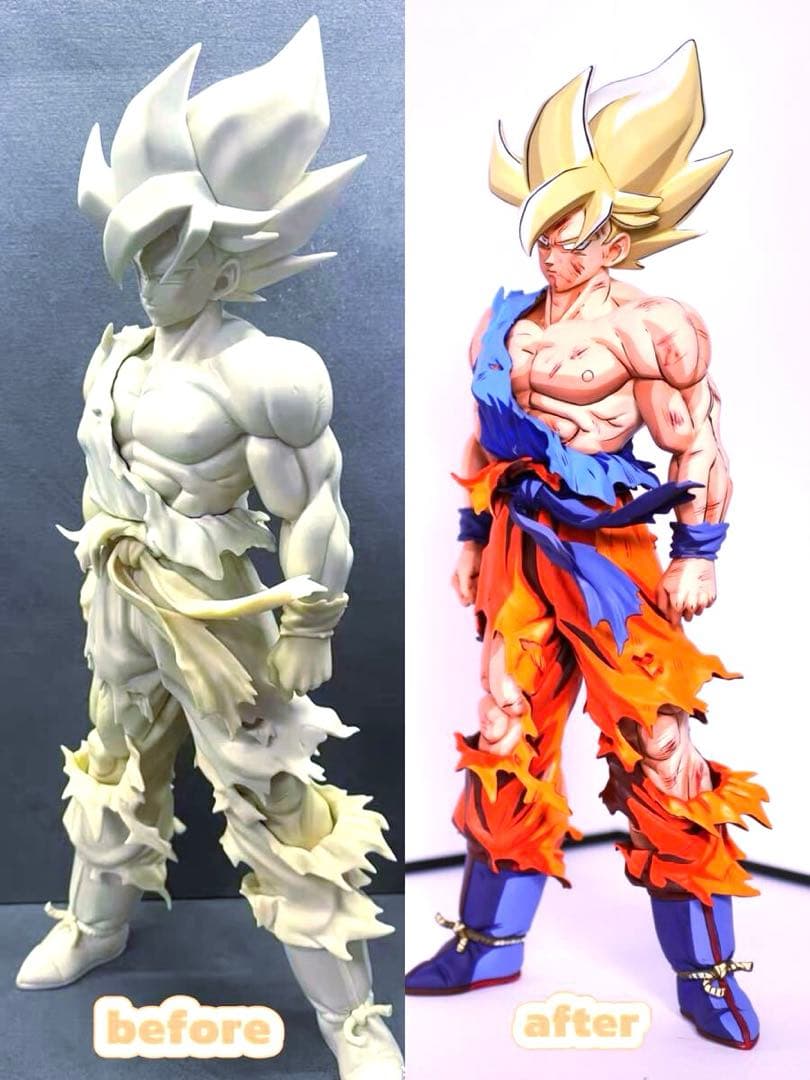 リペイント　二次元彩色　ドラゴンボール　伝説の超サイヤ人　孫悟空