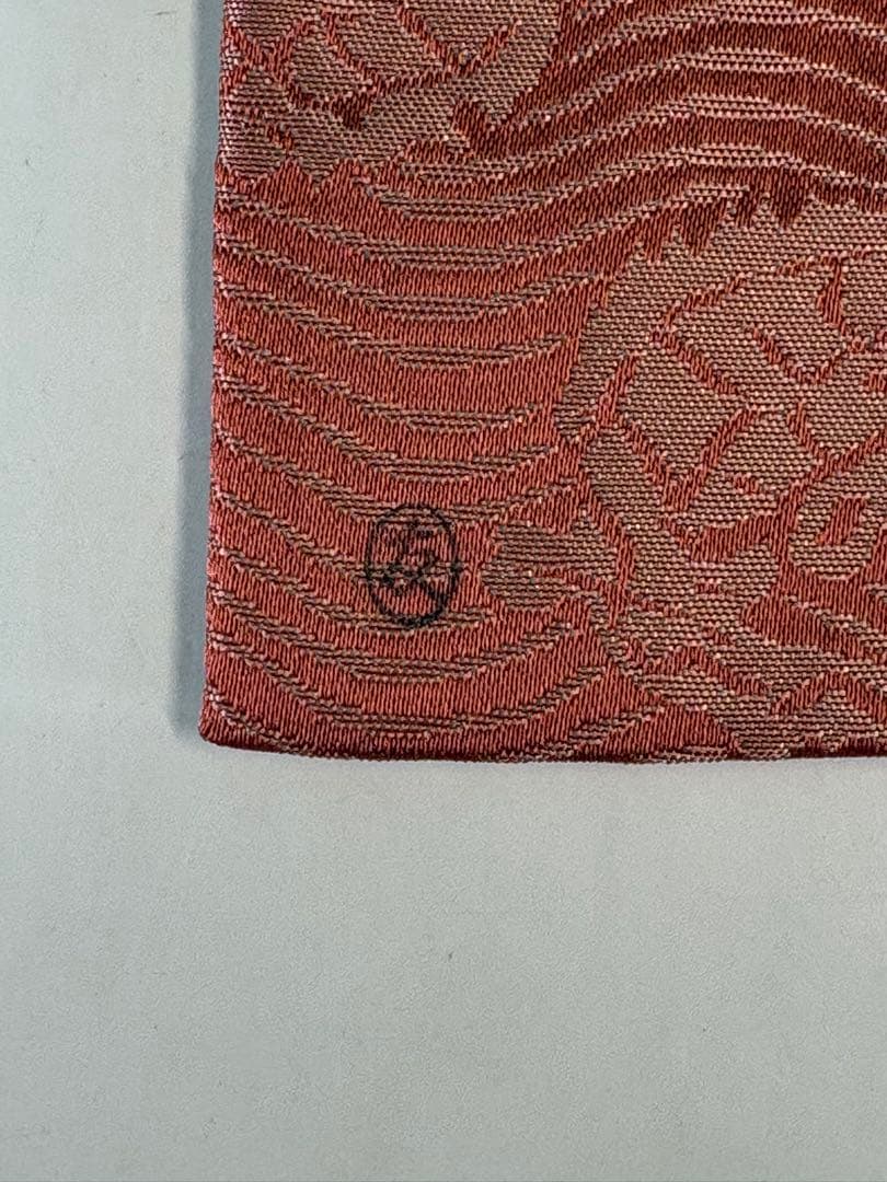 【中古品】友湖造　古帛紗　荒磯緞子