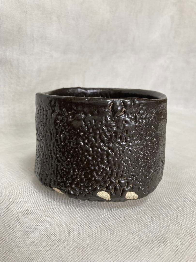 のぶちゃん専用山田正和／引き出し黒茶碗／A81