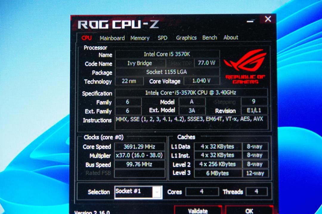 ASUS B75M-plusマザー+ i5-3570K CPU +DDR3 8G