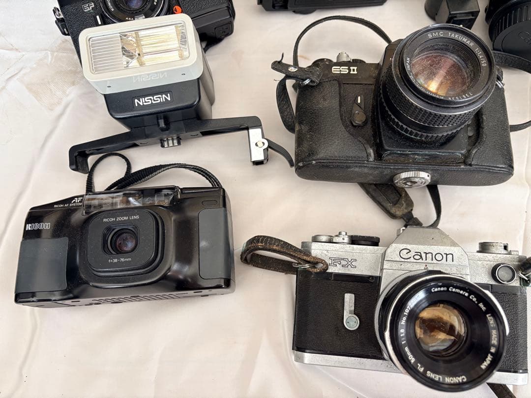 ジャンク フィルムカメラ まとめ Canon Konica PENTAX 他