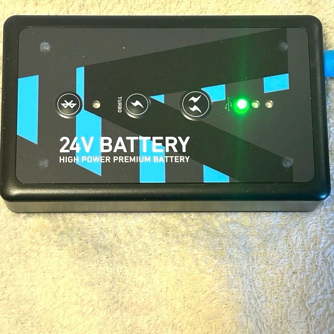 未使用品 2025年最新 サンエス 空調風神服24Vバッテリー＋斜めファンセット