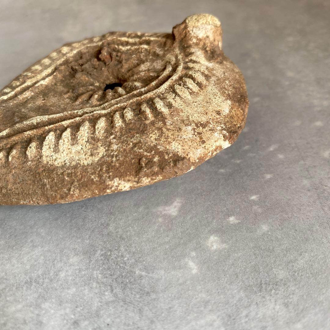 古代ローマ　アンティークオイルランプ　テコラッタ　9cm 41g