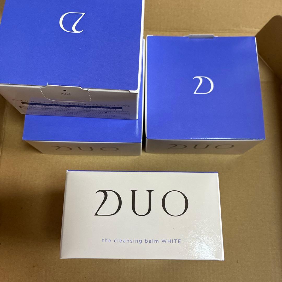 【4個セット】DUOデュオクレンジングバームホワイト90g 新品未開封 青箱