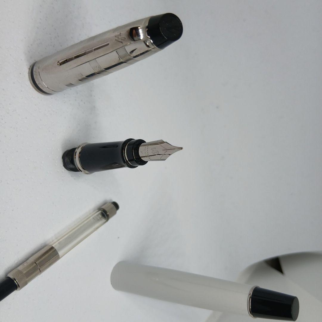 WATERMAN エキスパートデラックスホワイト万年筆