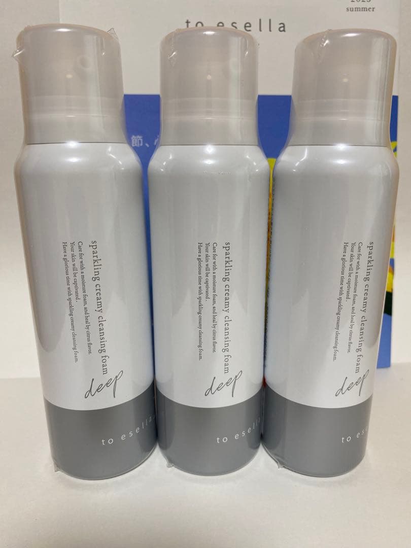 to esella イセラ 炭酸濃密泡クレンジングディープ　100g3本セット