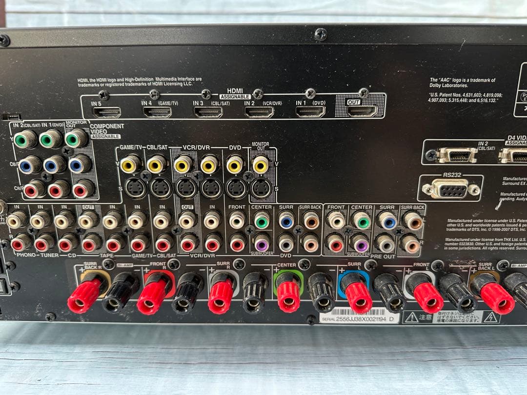 ONKYO AVアンプ TX-SA706X(H4)
