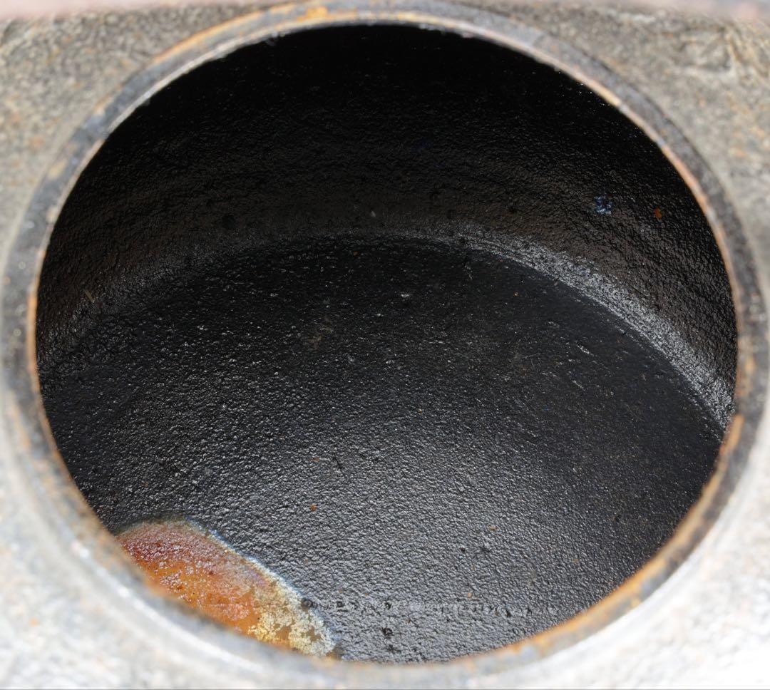 時代物【三巌堂】牡丹紋鉄瓶 在銘 南部鉄器 砂鉄なし 煎茶道具 古美術 骨董品