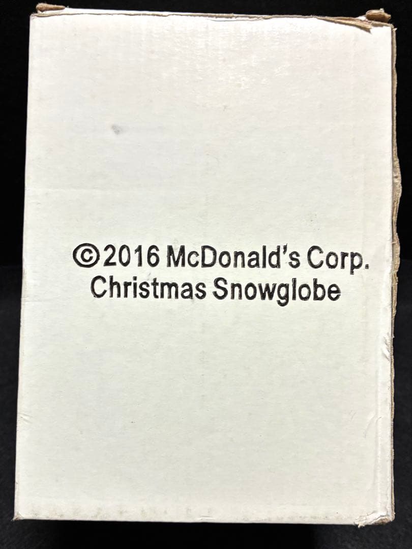 マクドナルド　ゴールデンアーチ　スノーボール　スノードーム　スピーディー