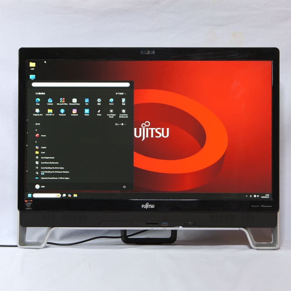 富士通 ESPRIMO-FH77 23型/i7/SSD/8GB/Office
