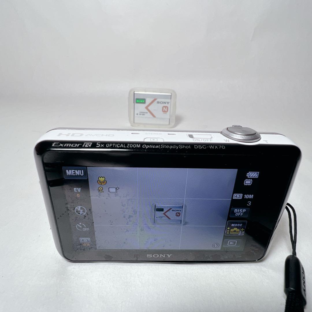 SONY Cyber-shot 16.2メガピクセル　DSC-WX70 電池2個