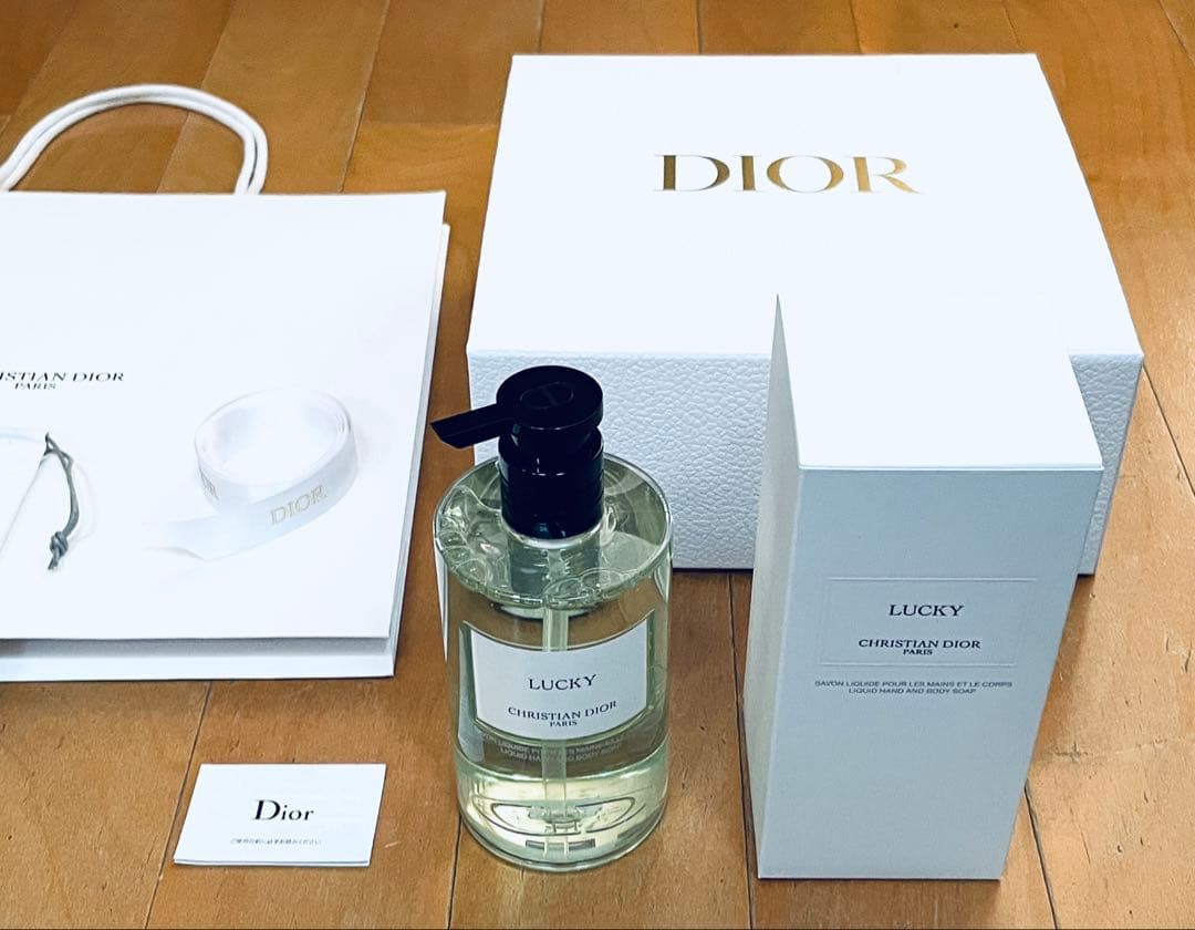 【新品未使用】Dior Luckyリキッドハンド&ボディソープ 350 ポーチ付