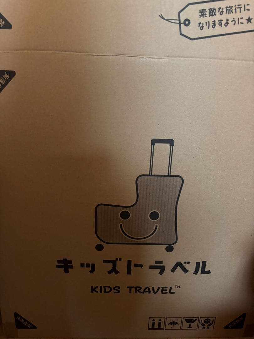 キッズトラベル　キャリーケース　くすみグリーン