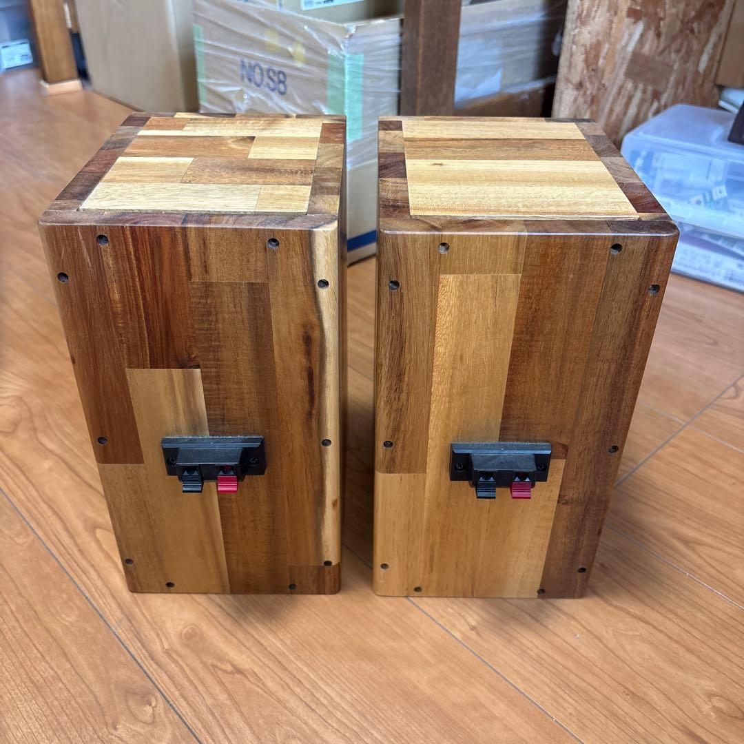 木製パッシブスピーカー 4インチウーファー