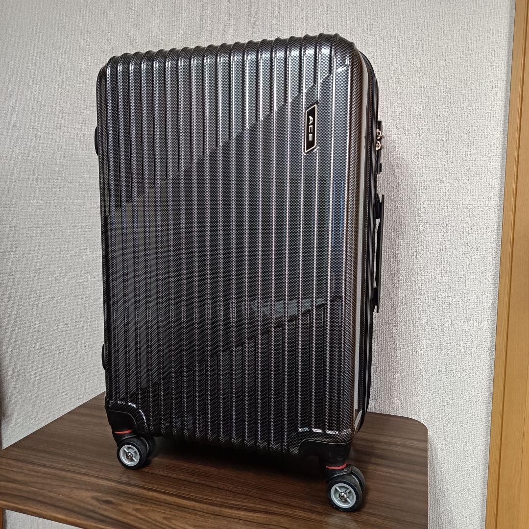ACE クレスタ 64/70L エクステンション機能付き スーツケース 元箱付き