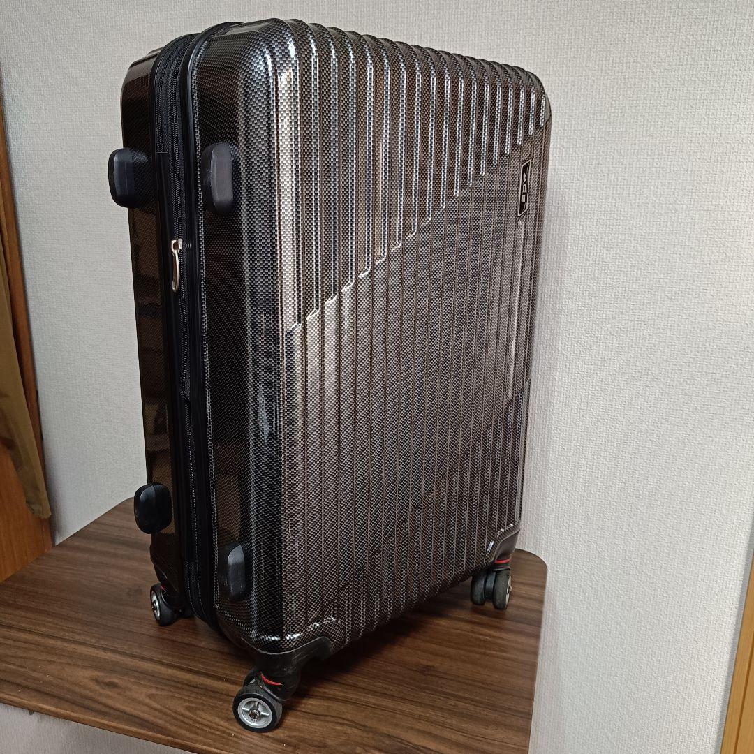 ACE クレスタ 64/70L エクステンション機能付き スーツケース 元箱付き