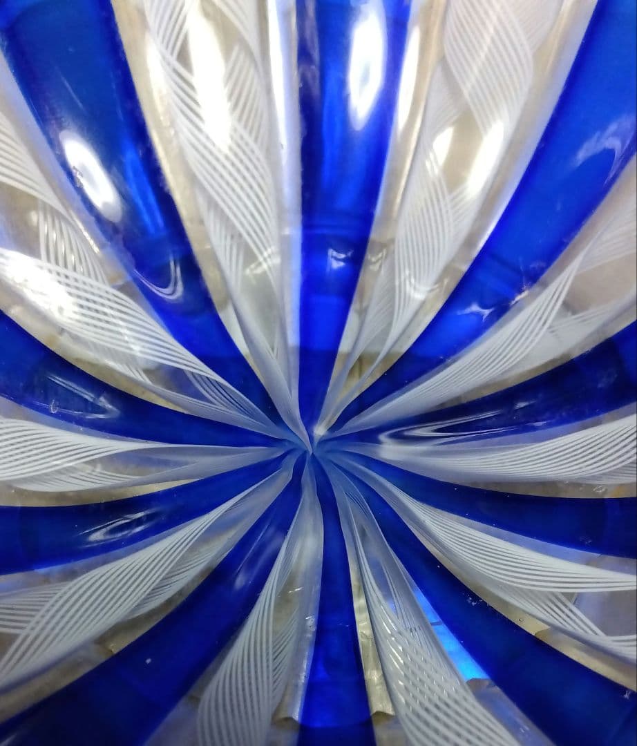ベネチアンガラス　MURANO　ムラノ コンポート　器