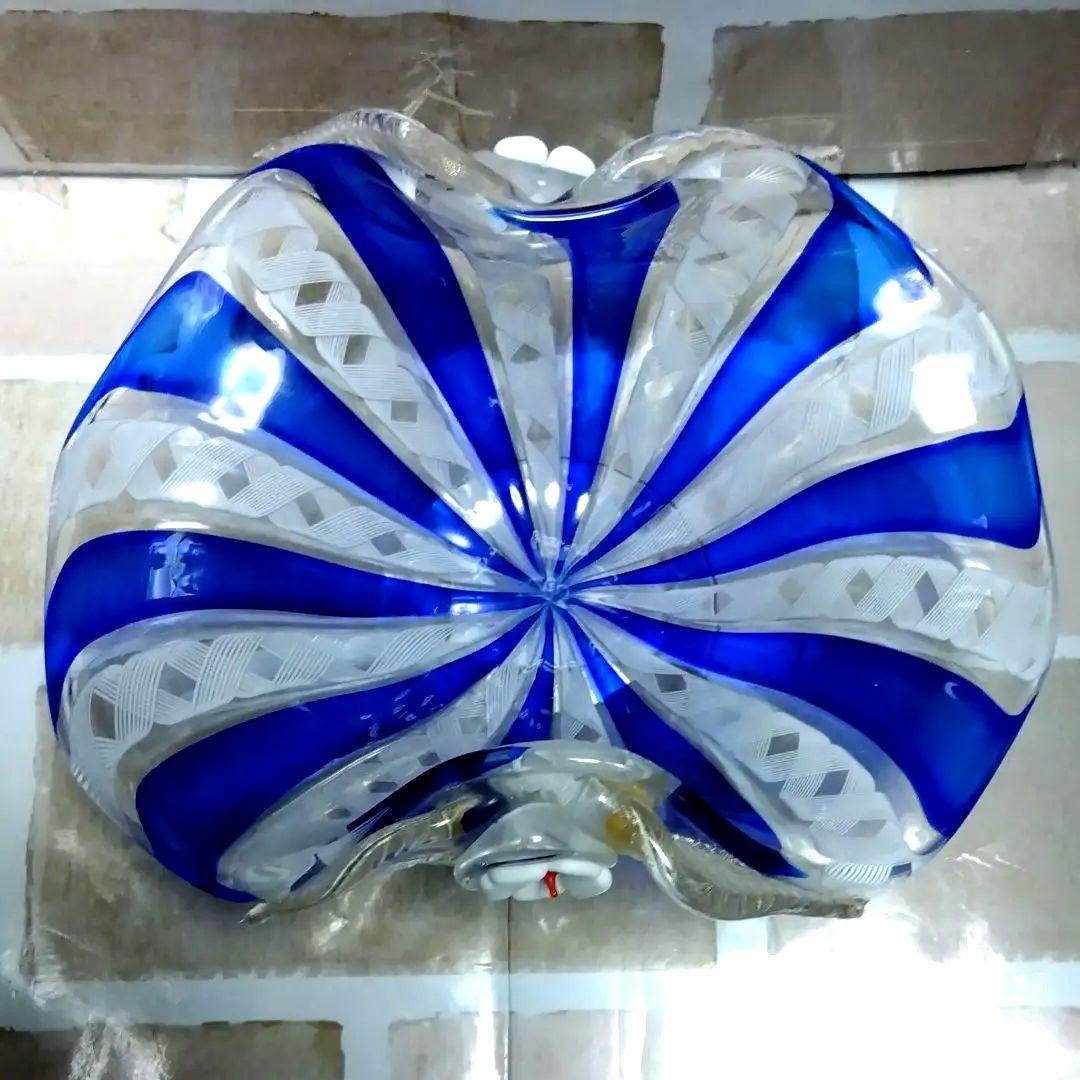 ベネチアンガラス　MURANO　ムラノ コンポート　器