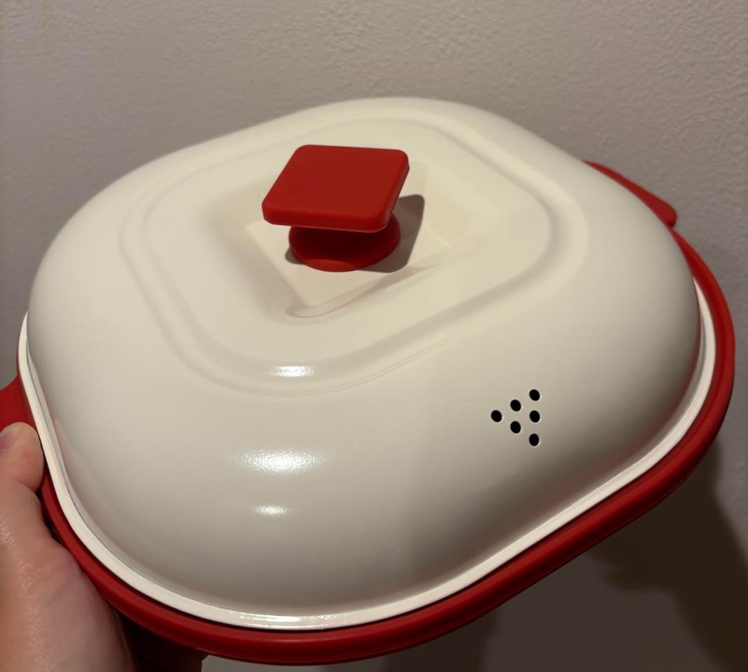 AHJ 電子レンジ調理器 レシピ付き レンジで焼き魚 レンジで焼肉調理_corg