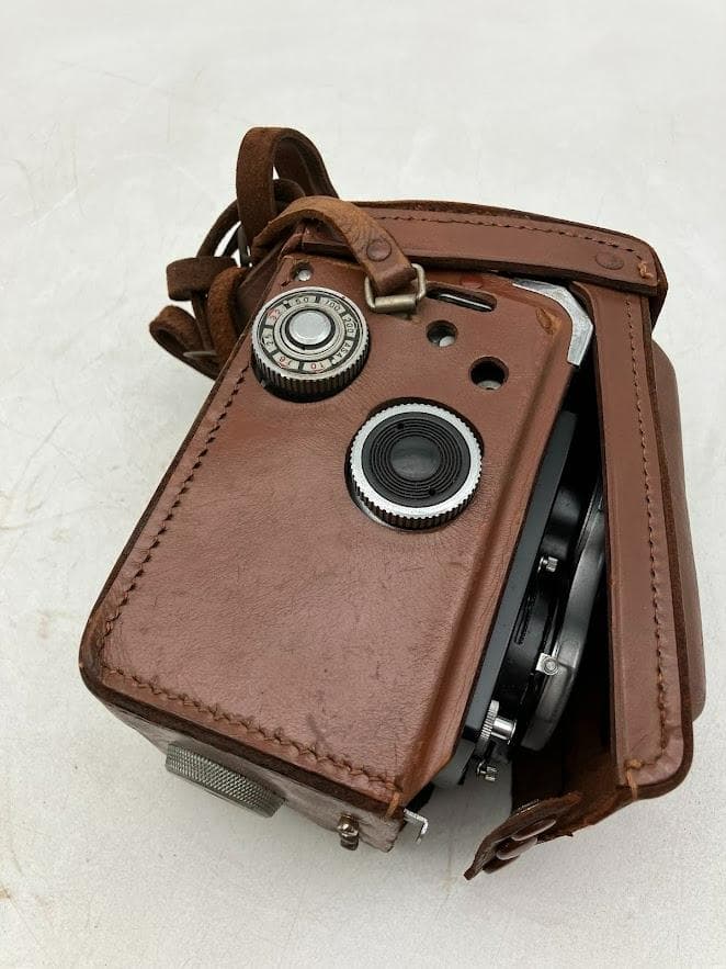 YashicaFlex 二眼レフカメラ レザーケース付き No519660